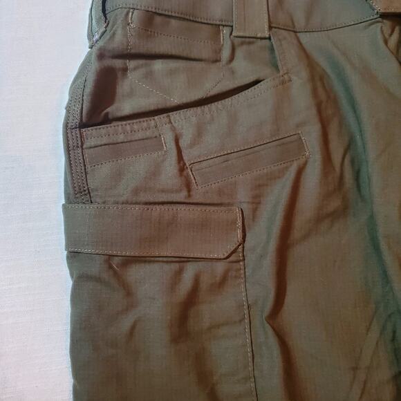 First Tactical Pants Army Green Cordura Cargo Mens Size 40/30 - Picture 2 of 16